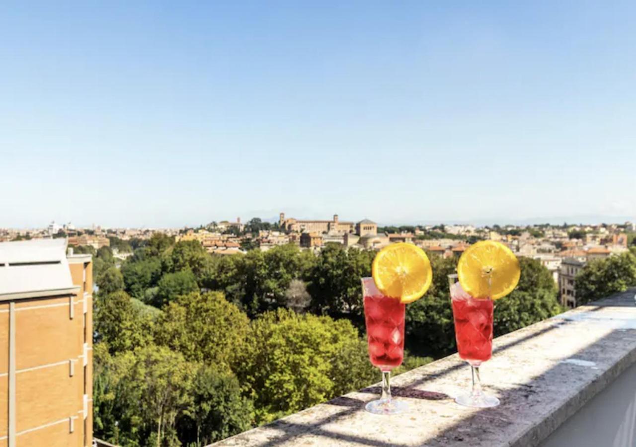 Terrace With Tiber View - Trastevere Roma Dış mekan fotoğraf