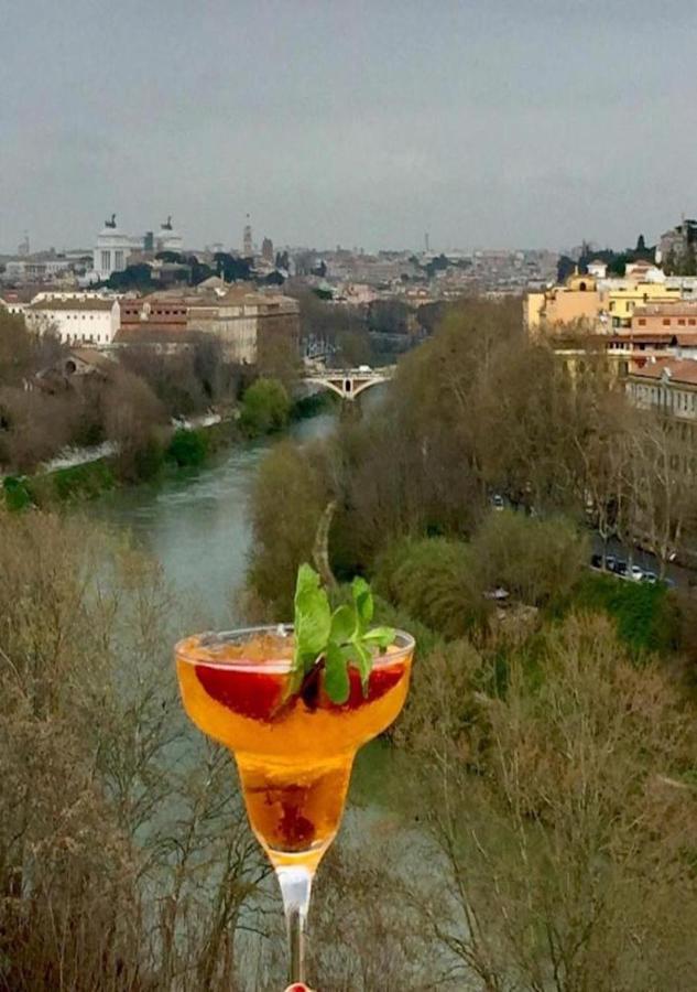 Terrace With Tiber View - Trastevere Roma Dış mekan fotoğraf