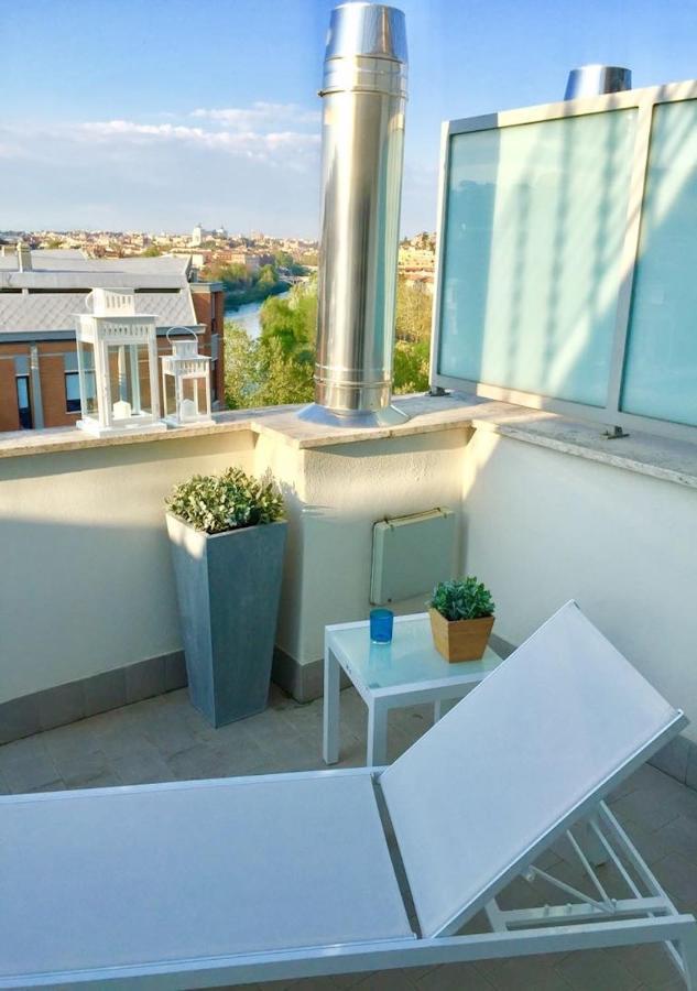 Terrace With Tiber View - Trastevere Roma Dış mekan fotoğraf