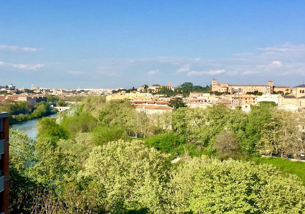 Terrace With Tiber View - Trastevere Roma Dış mekan fotoğraf